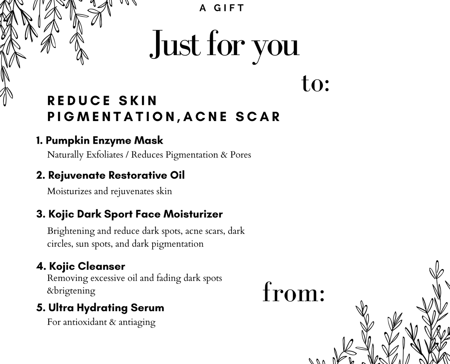 Aardeskin Trial Set 4 for Acne Scar and Pigmentation Reduction
