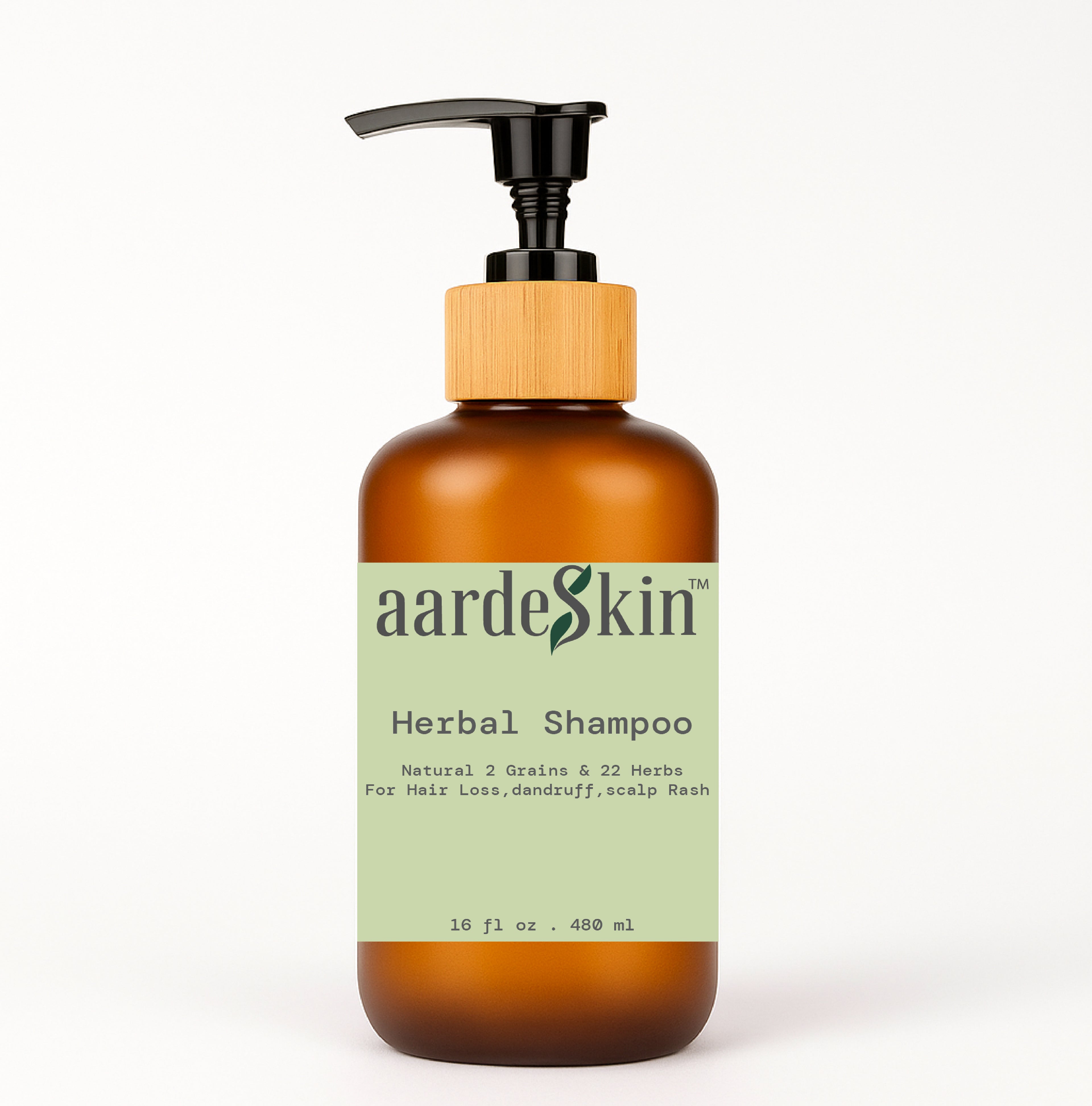 Aarde Herbal Shampoo – 16 fl oz / 480 ml