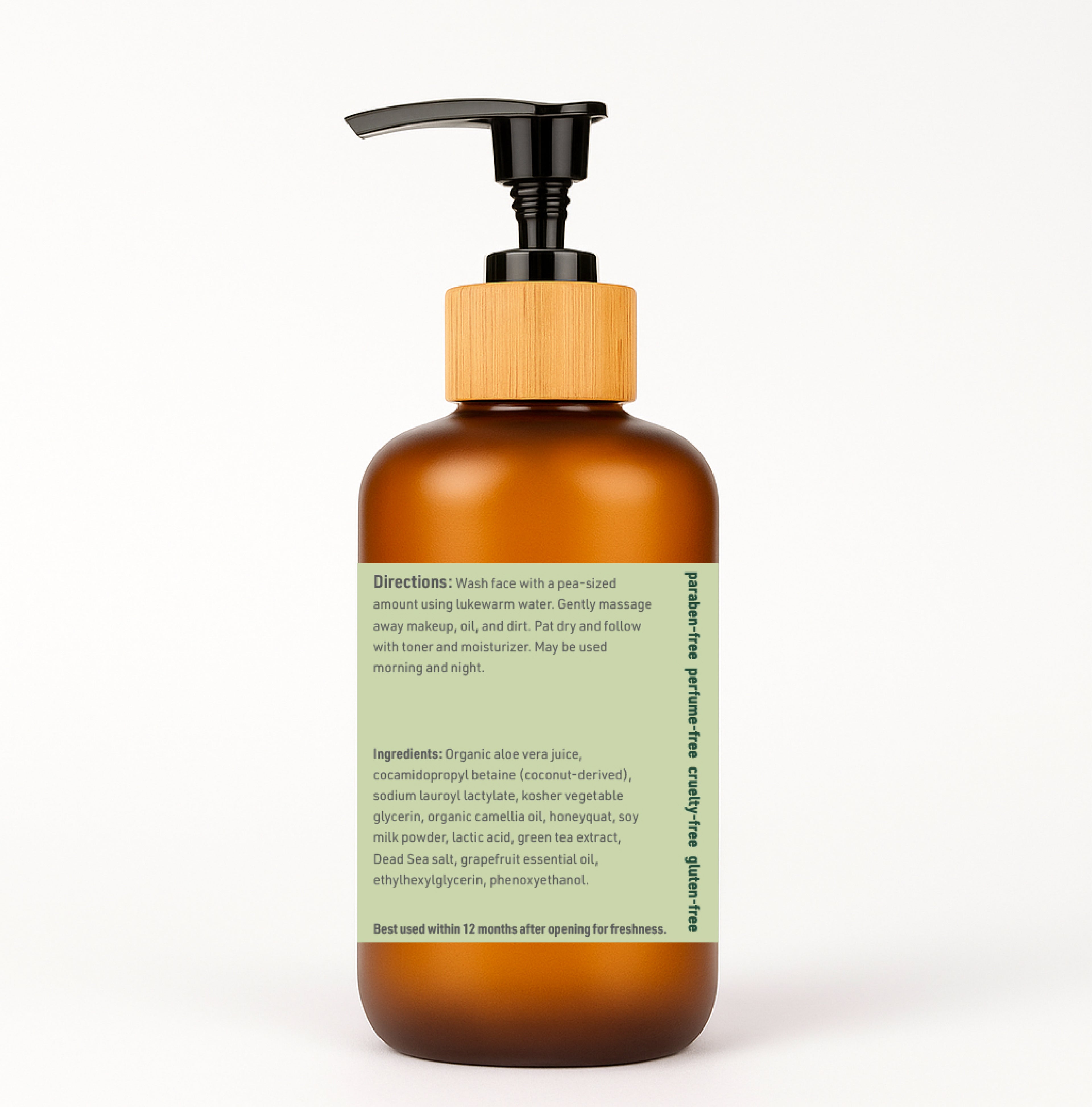 Aardeskin Green Tea & Camellia Facial Cleanser