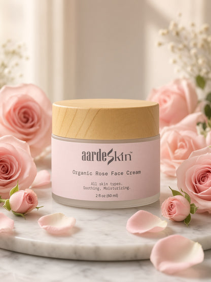 Aardeskin Organic Rose Face Cream