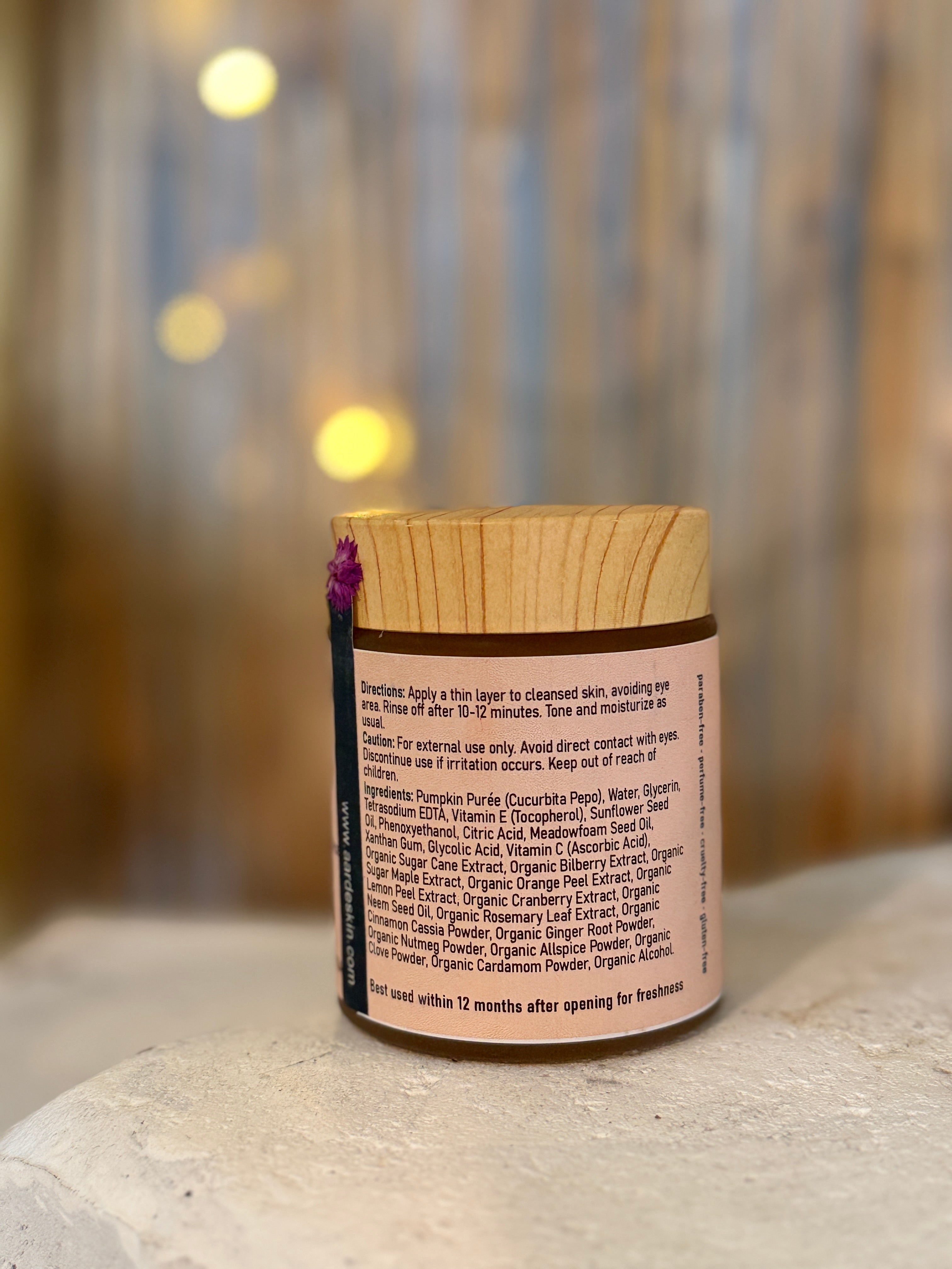 Aardeskin Organic Pumpkin Enzyme Peel Mask