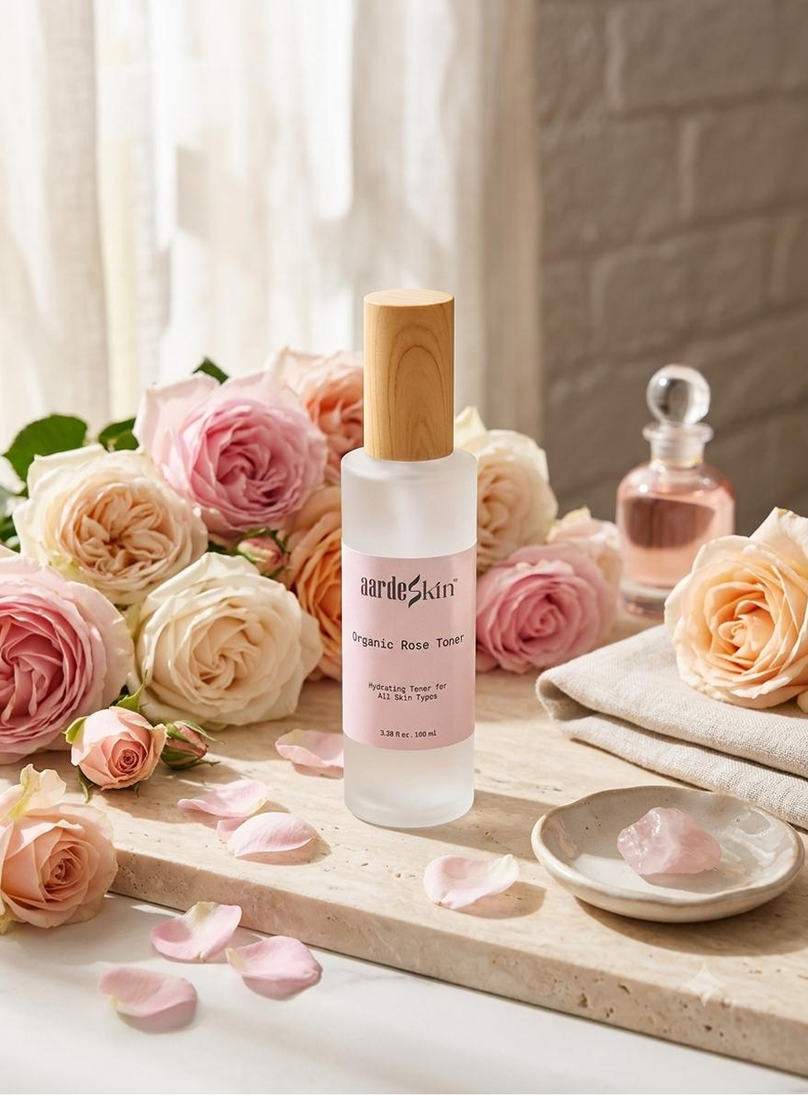 Aardeskin Organic Rose Water Toner