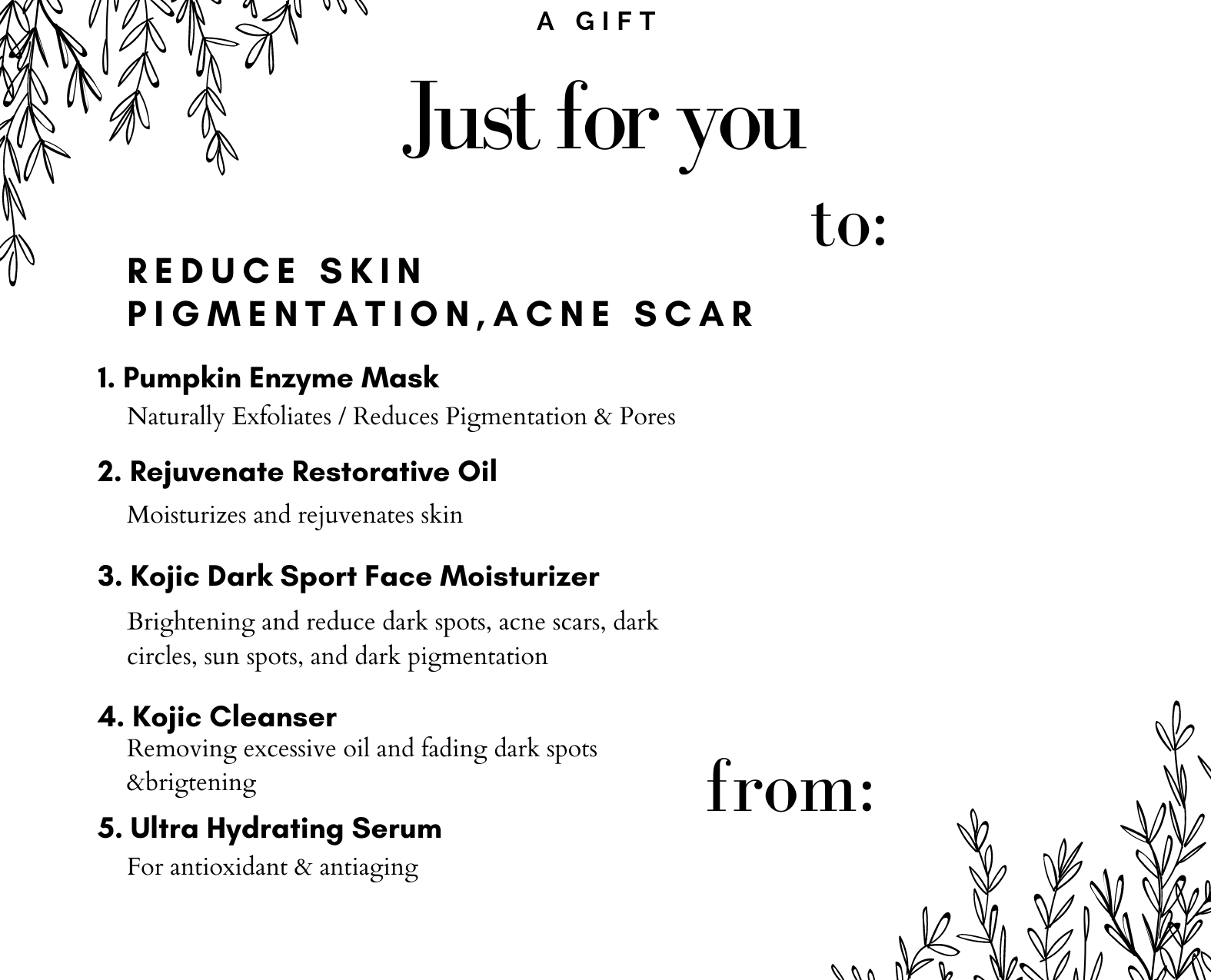 Aardeskin Trial Set 4 for Acne Scar and Pigmentation Reduction