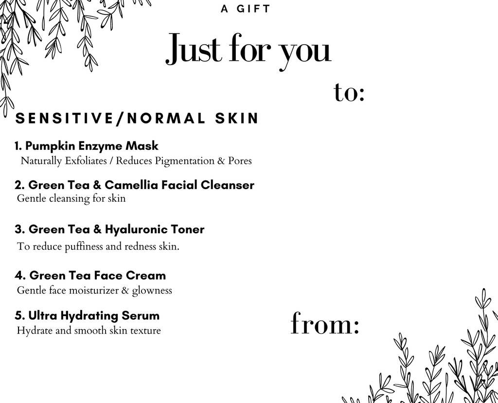 Aardeskin Trial Set 1 for Sensitive/Normal Skin